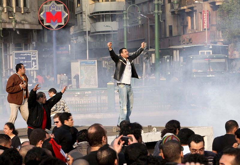 La manifestación ha contado con el apoyo de grupos de la oposición, como los Hermanos Musulmanes.