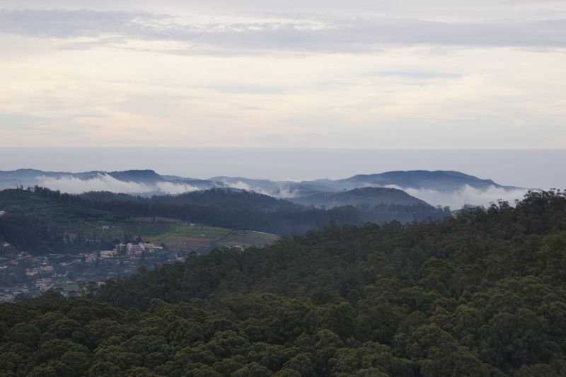 Vista desde la parte más alta de Ootty.