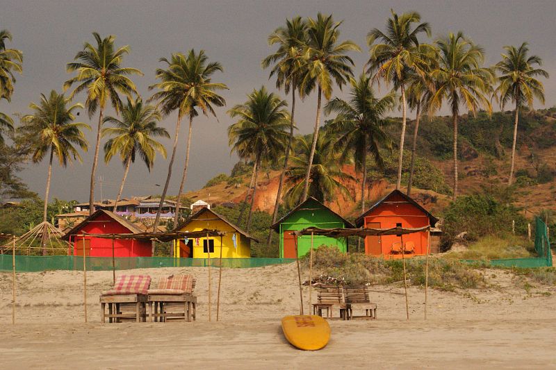 Playa de Arambol, en Goa.