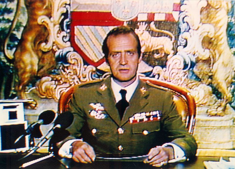 El mensaje del rey en TVE contra el golpe de Estado de 1981 fue clave para el fracaso de la intentona.