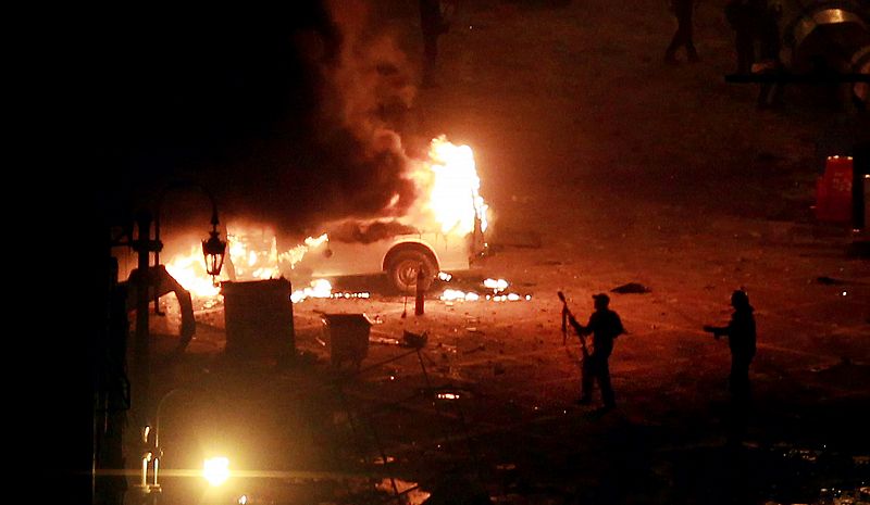 Anti Government Protesters Take To The Streets In Cairo