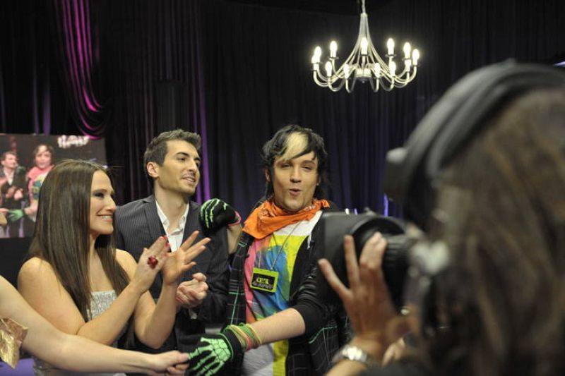  Gio celebra su pase a la semifinal