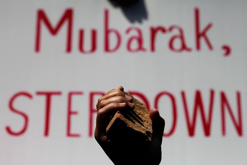 La 'Marcha del Millón' contra Mubarak en Egipto