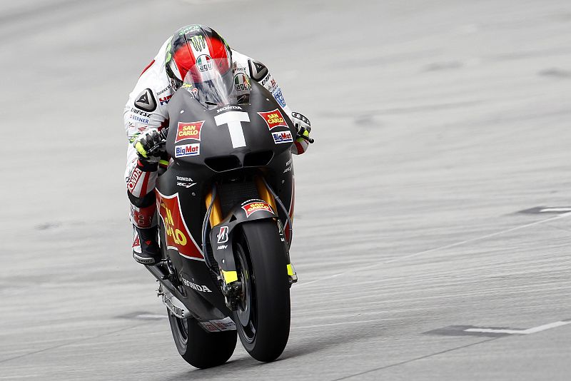 La nueva Honda satélite del equipo Gresini.