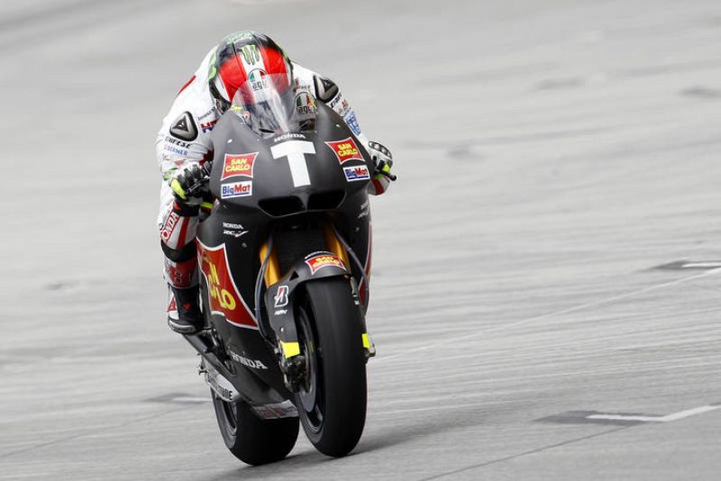 La nueva Honda satélite del equipo Gresini.