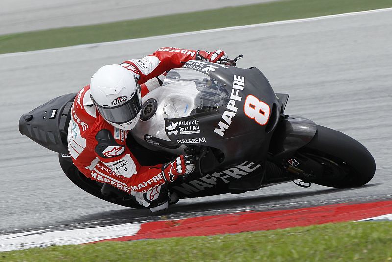 Hector Barberá a los mandos de su Ducati, en una imagen de archivo.