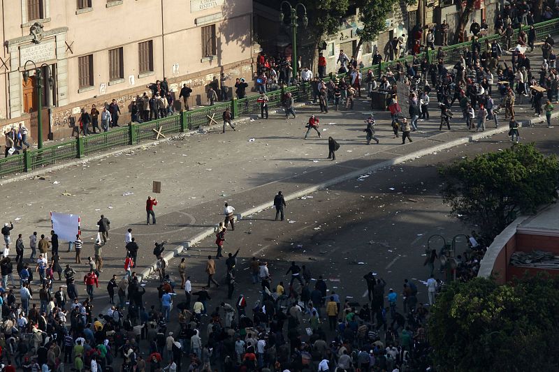 Enfrentamientos en El Cairo