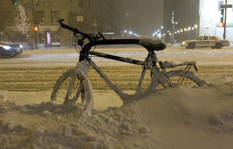 TORMENTA DE NIEVE EN CHICAGO