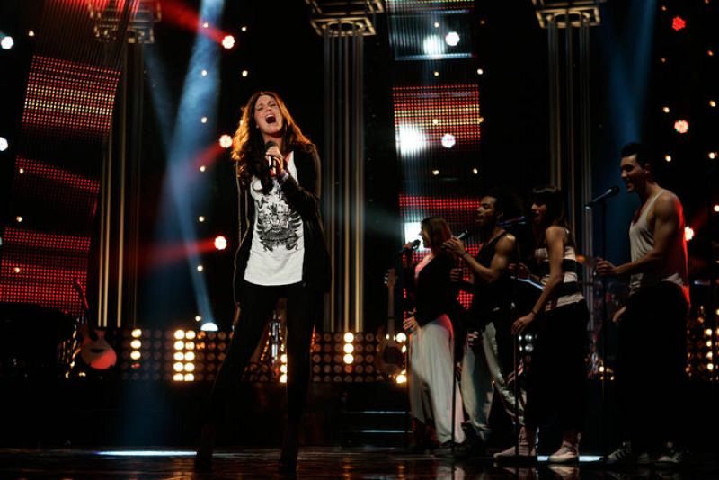  Melissa, durante su ensayo