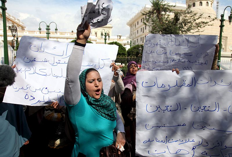 PROTESTA EN LA PLAZA TAHRIR