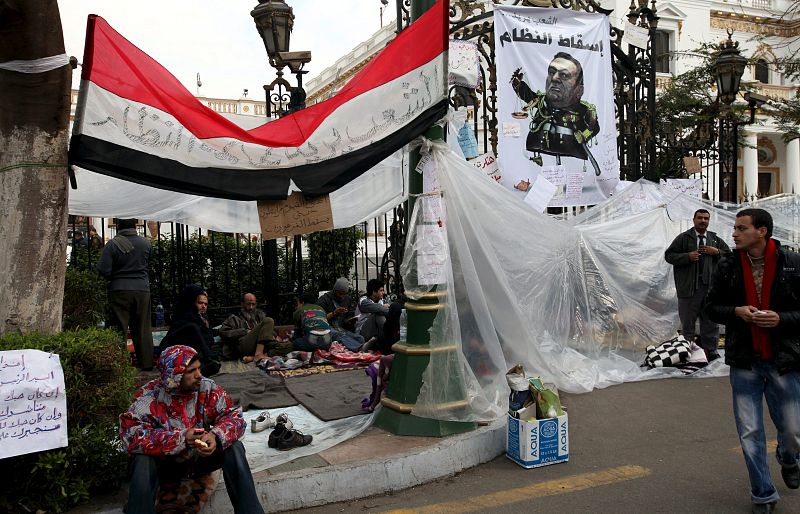 PROTESTAS CONTRA EL GOBIERNO EN EL CAIRO