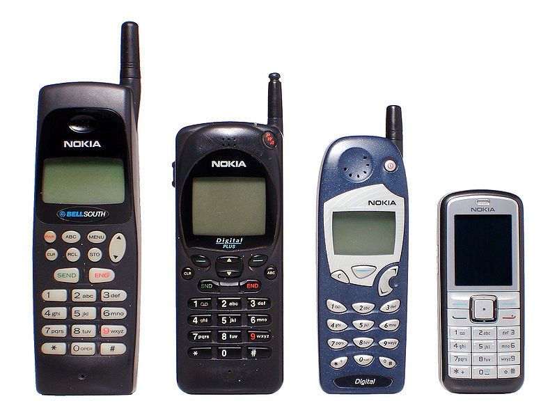 Evolución de los teléfonos Nokia