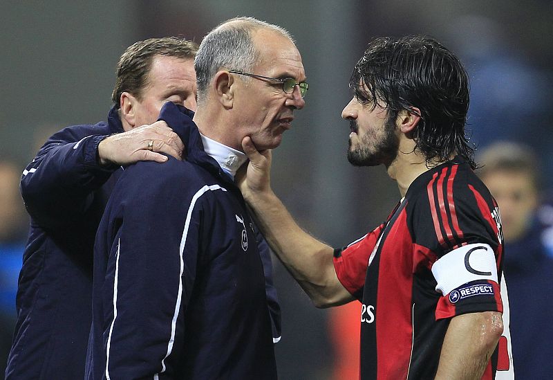 Gattuso discutió hasta con el segundo entrenador del Tottenham