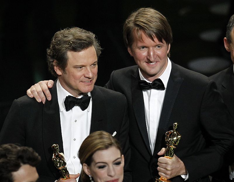Colin Firth y Tom Hooper