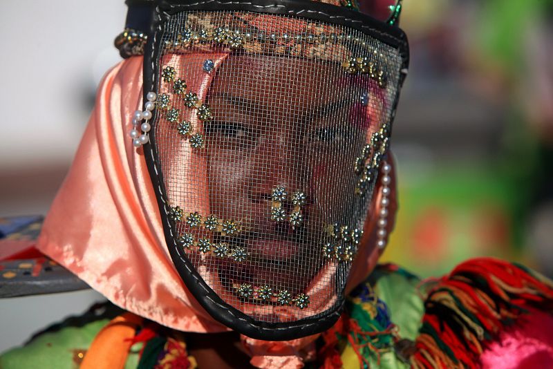 Vista del desfile de carnaval de Dunkerque, Francia.