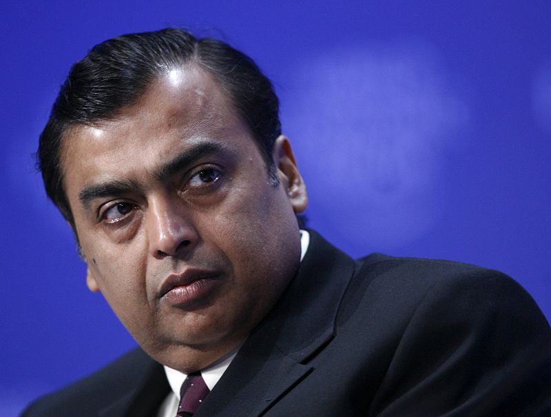 Mukesh D. Ambani, presidente y director general de Reliance Industries, ocupa el noveno puesto del ránking.