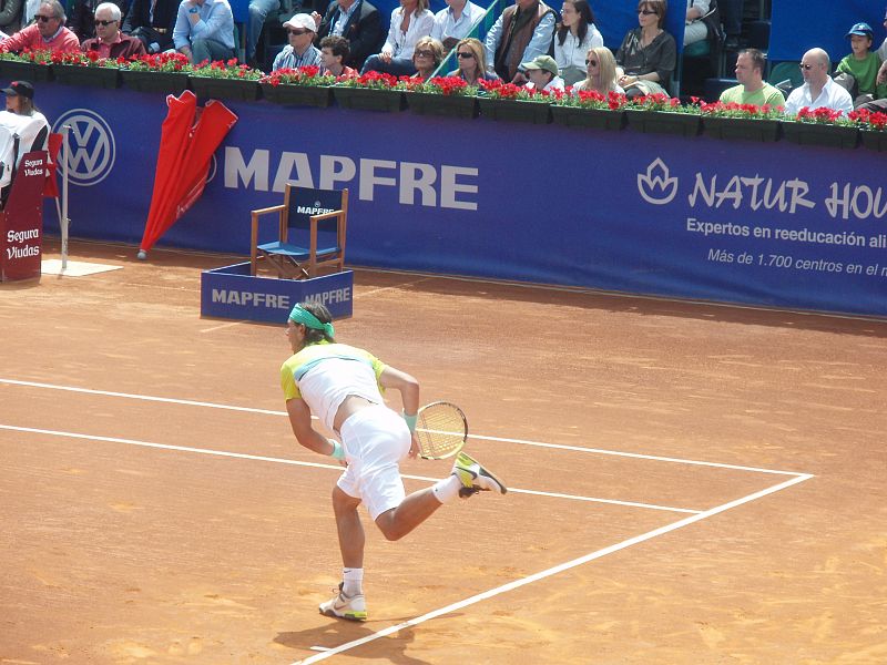 Rafa Nadal en el Conde de Godó 2010