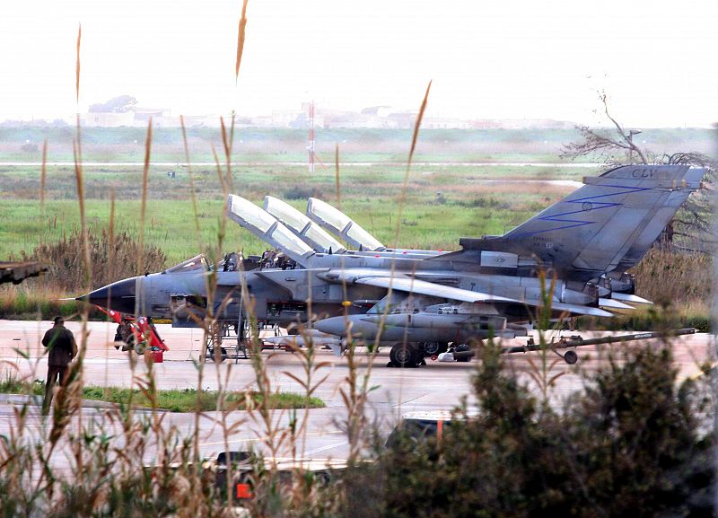 FUERZA AÉREA ITALIANA SE PREPARA PARA ATAQUES EN LIBIA