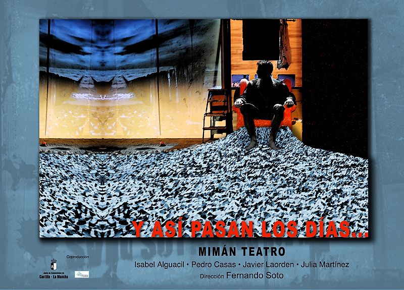 Cuatro personajes sin nombre ven transcurrir la vida desde el rincón de una casa. 'Y así pasan los días¿' habla del ser humano: de sus pasiones, sus miedos, sus deseos, sus frustraciones, de la soledad, de la pareja...En la Nave de Cambaleo (Aranjue