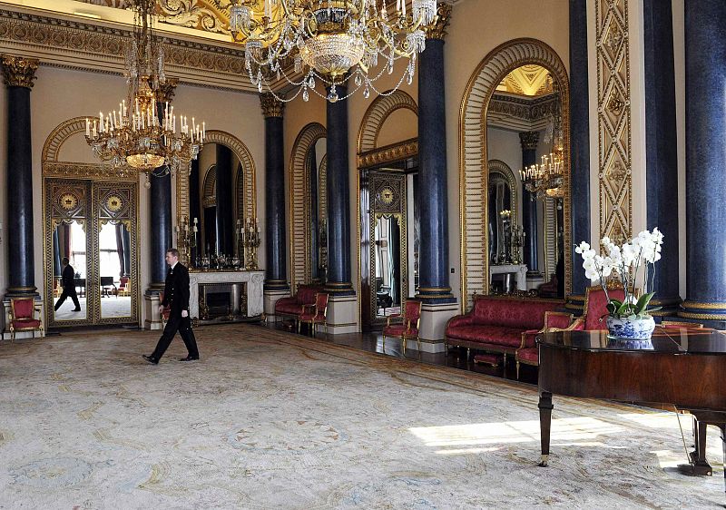 Todos los manjares se servirán en este lugar, la Sala de Música. Se utilizará para la recepción de la boda del príncipe Guillermo y Kate Middleton, en el Palacio de Buckingham.