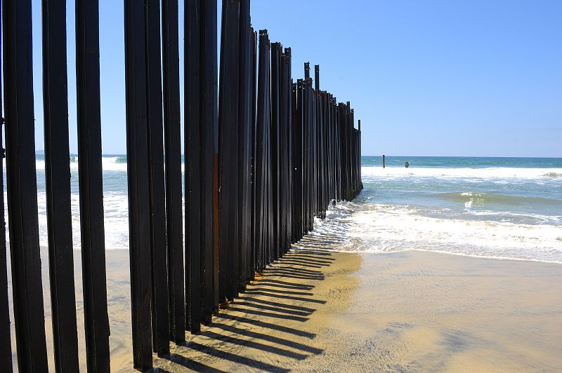 Imagen de la frontera de Tijuana