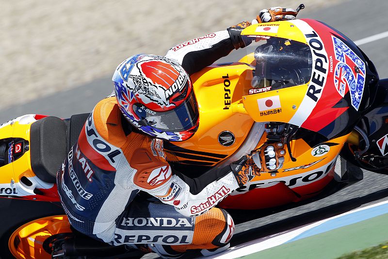 Stoner ha sido el más rápido de los libres 1.