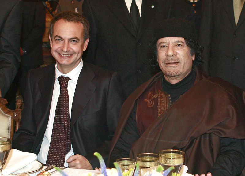ZAPATERO-MUAMAR AL GADAFI