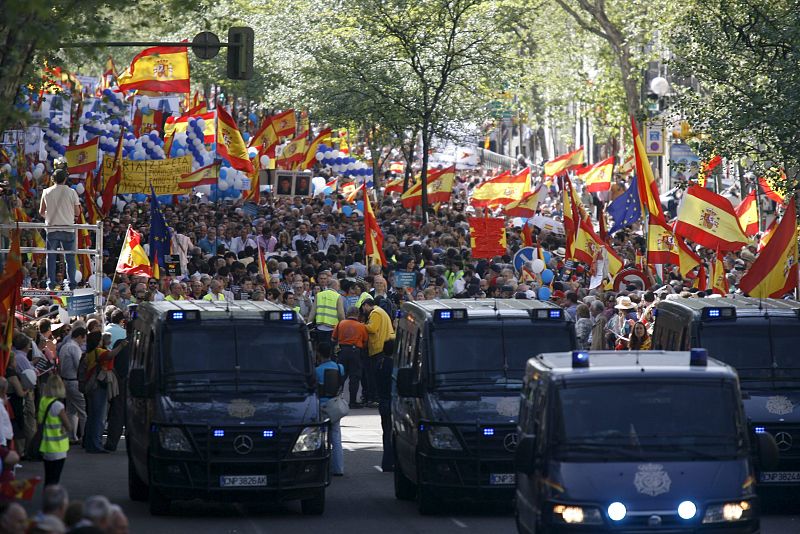 MANIFESTACIÓN EN MADRID CONTRA ETA