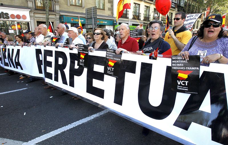 MANIFESTACIÓN EN MADRID CONTRA ETA
