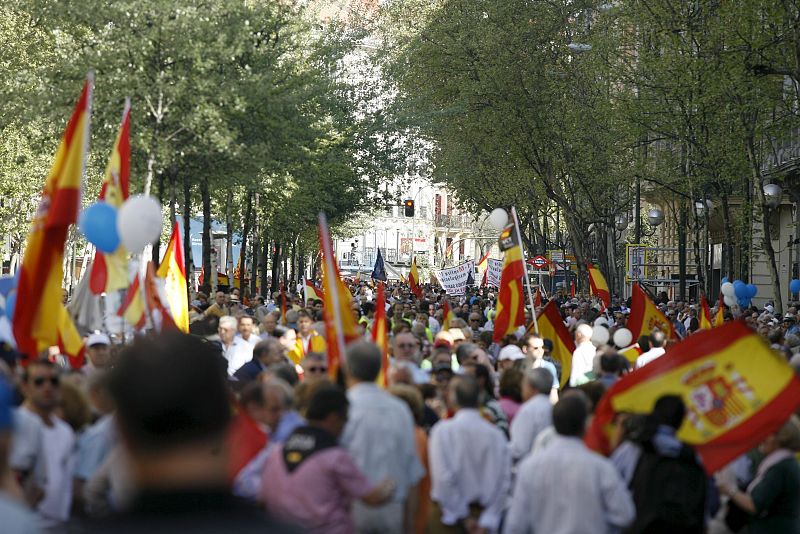 MANIFESTACIÓN EN MADRID CONTRA ETA