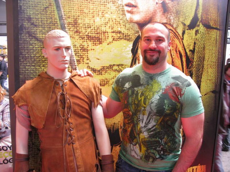  Manolo Martínez (Goliath)  ha presentado 'Capitán Trueno' en el Salón del Cómic de Barcelona