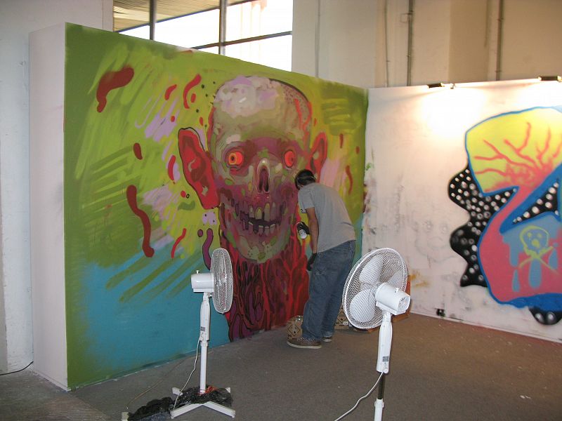 Grafiti Zombi en el Salón del Cómic de Barcelona