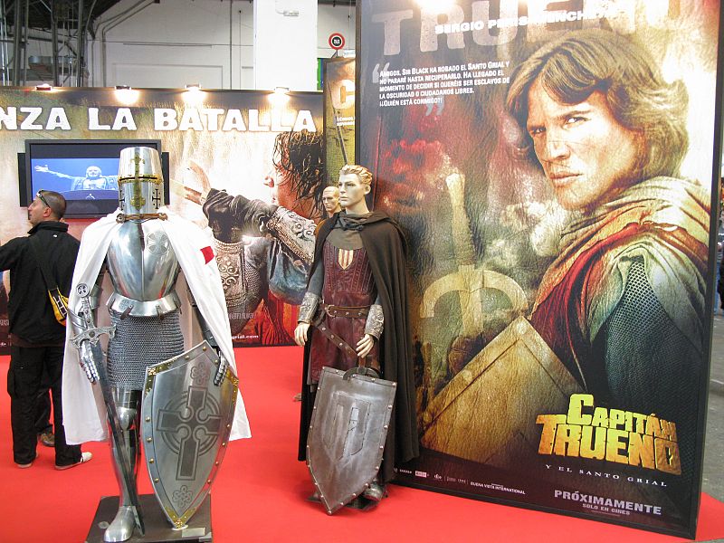 El stand de la película 'Capitan Trueno'