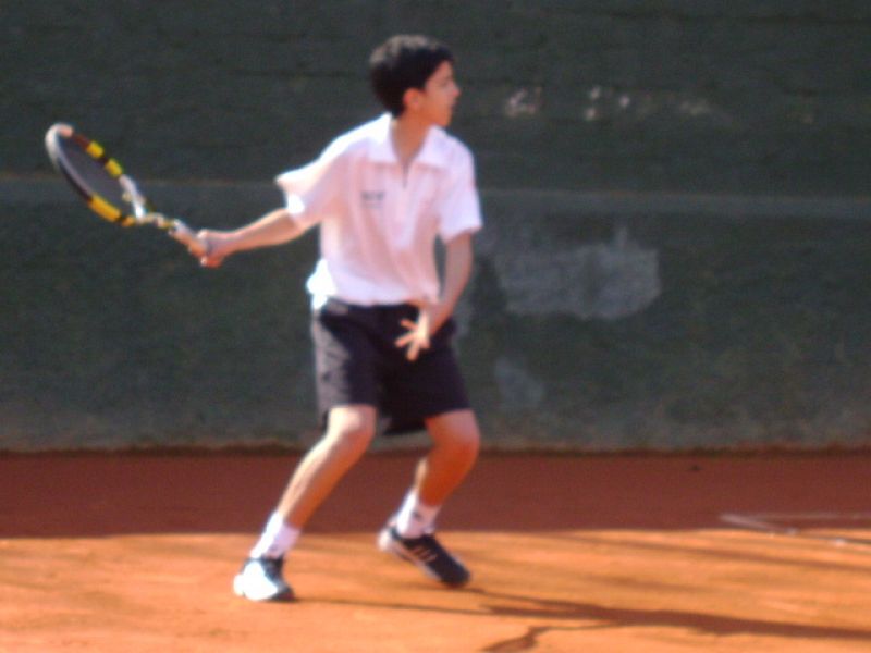 Partido en el Real Club de Tenis Barcelona