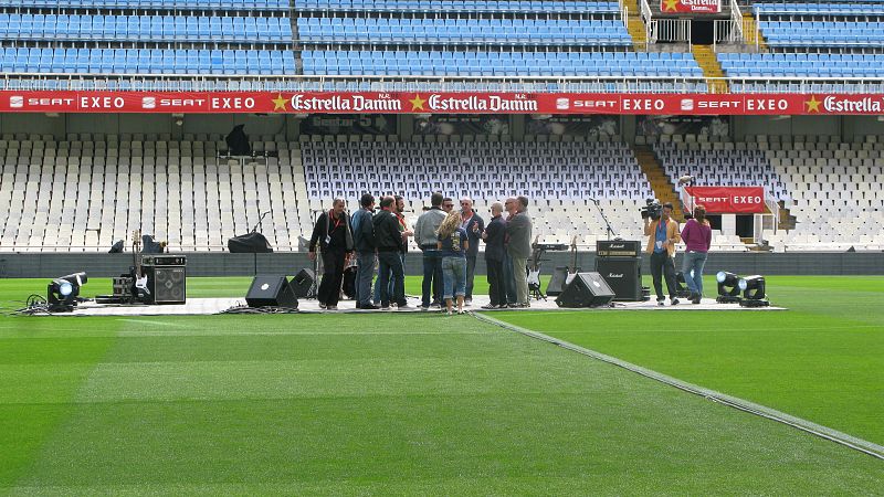 El círculo central de Mestalla acogerá las actuaciones.
