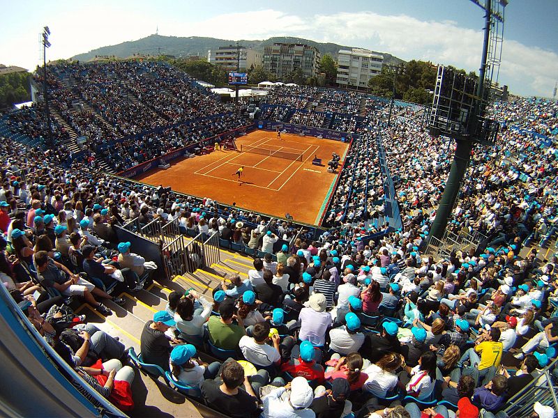 Pista central. Nadal vs Giraldo el 21 de abril