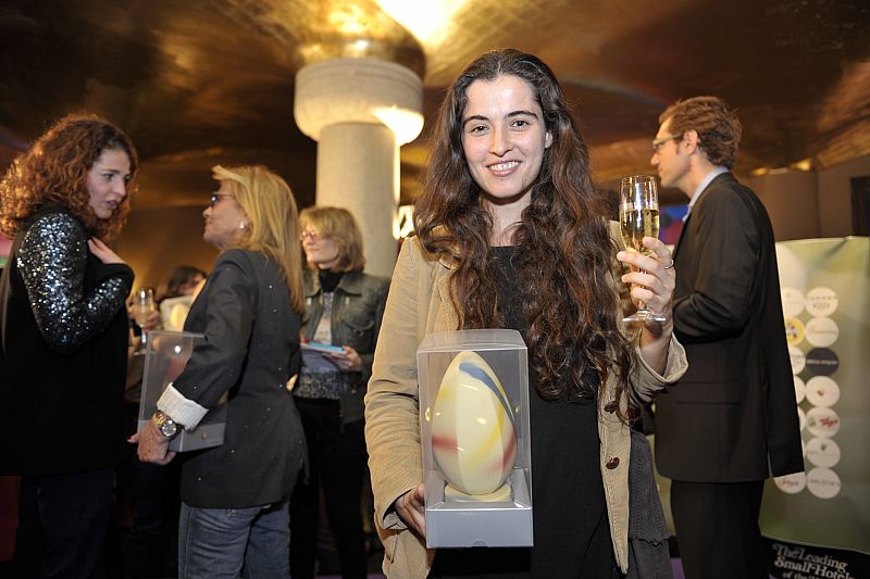 Sílvia Pérez Cruz, amb el Premi Xocolata que li va otorgar Continuarà, el programa cultural de TVE a Catalunya