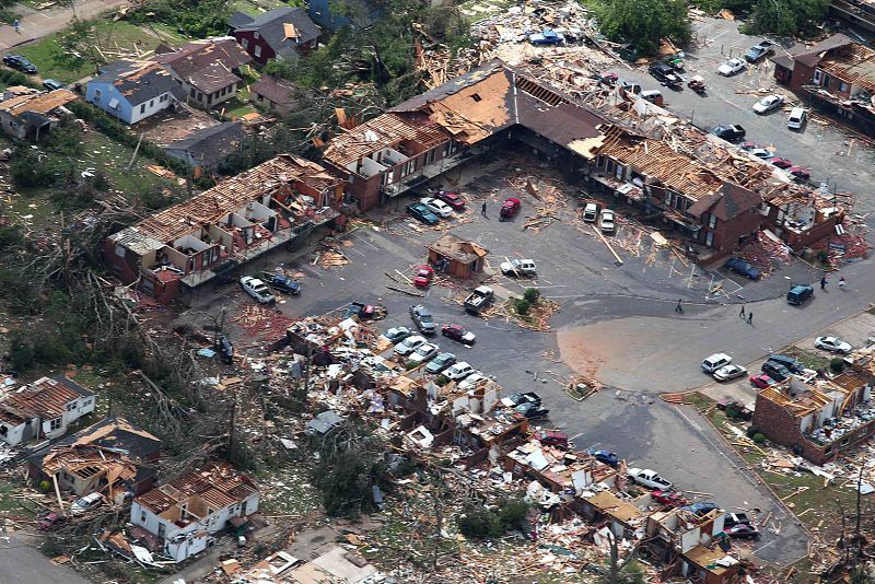 Las lluvias también han afectado a la localidad de Tuscaloosa