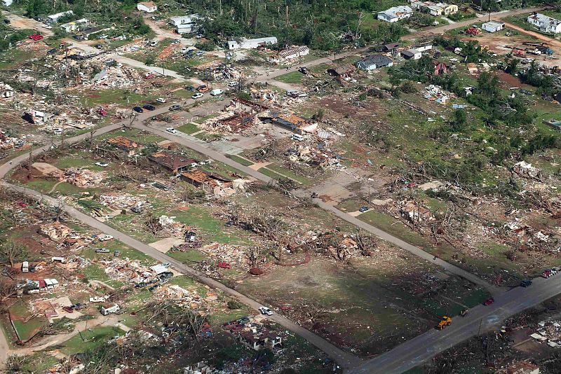 Hasta ahora se han contabilizado 37 muertos en Tuscaloosa (Alabama)