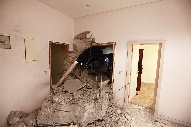 La estructura de la casa ha sufrido graves daños.