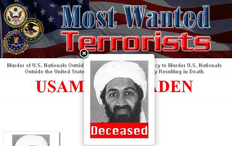 El FBI ya ha modificado su lista de los más buscados con el deceso de Osama Bin Laden