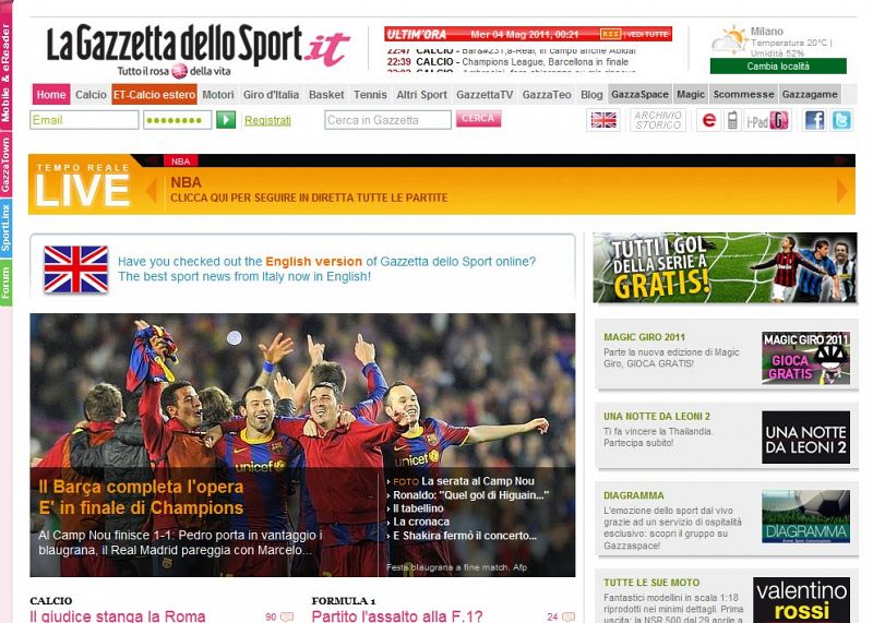 "El Barça completa la opera" según el italiano 'La Gazzetta dello Sport'