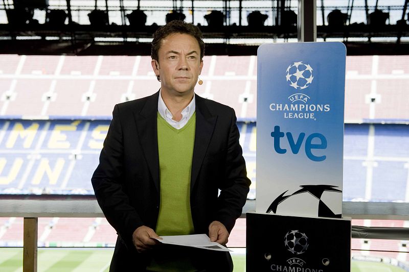 El principal comentarista del partit Sergio Sauca