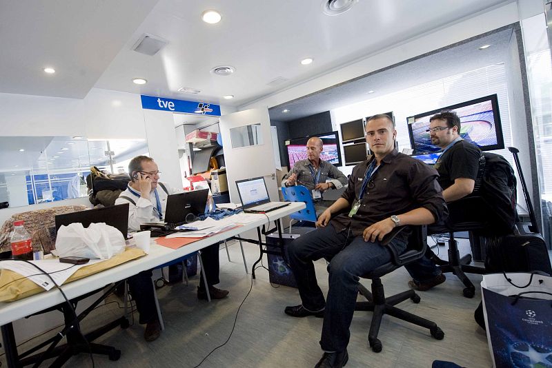 L'equip de producció de TVE Catalunya