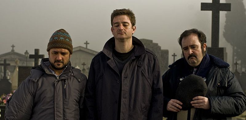 Secun de la Rosa, Gorka Otxoa y Carlos Areces, protagonistas de 'Lobos de Arga'