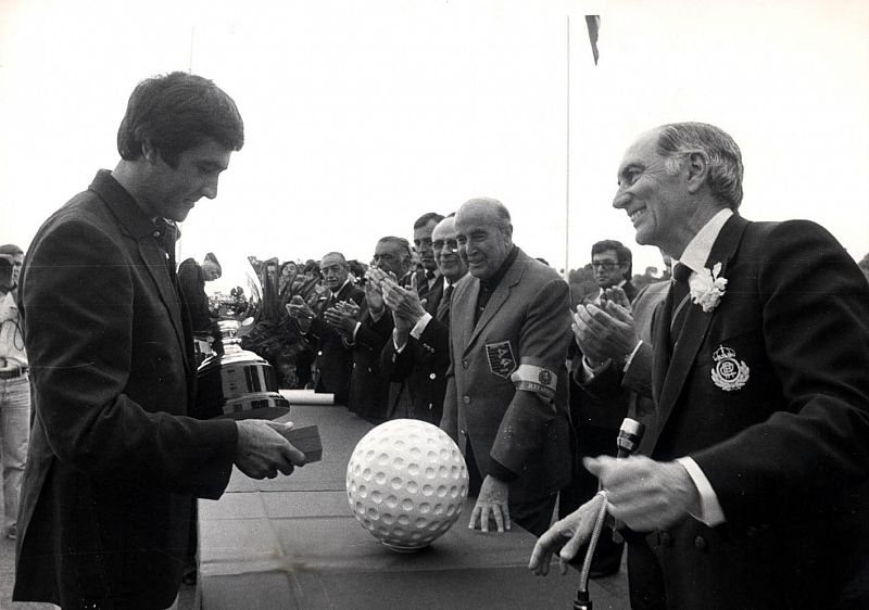 En el Open de Golf de Madrid, en una imagen de 1980