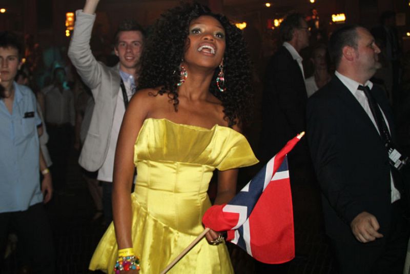 Stella Mwangi, candidata noruega, y una de las favoritas de Eurovisión 2011.