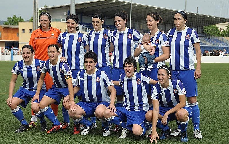 Once titular del Espanyol, subcampeón en la Superliga, en el partido ante el Rayo Femenino