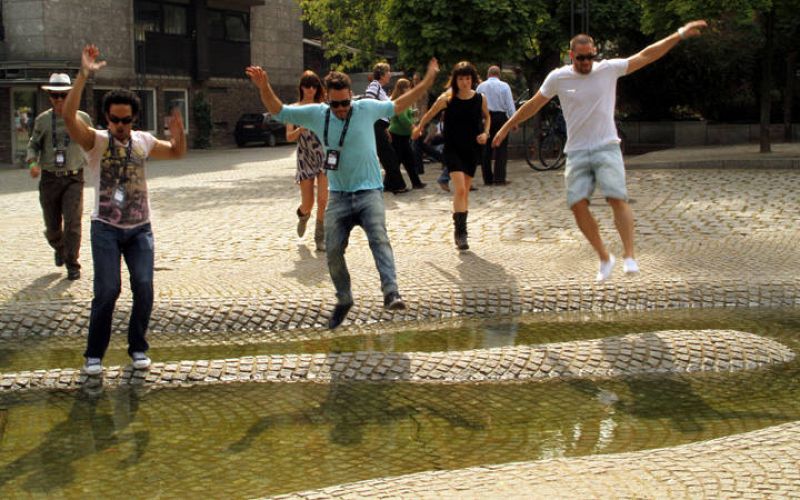   De paseo por el centro de Colonia.