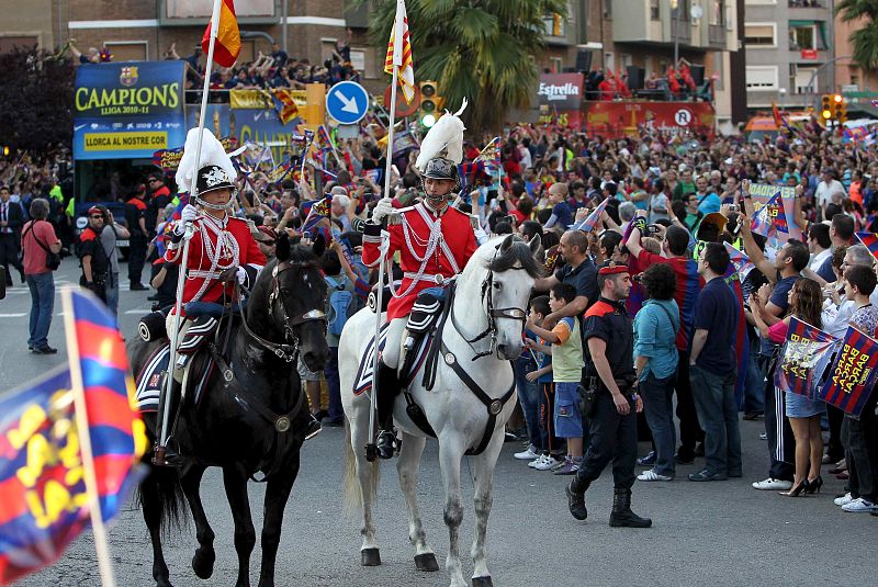 FC. BARCELONA CELEBRA CON SUS AFICIONADOS LA CONQUISTA DE LA LIGA 2010-11
